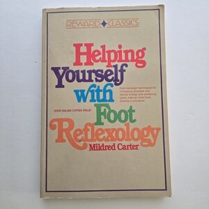 Helping Yourself With Foot Reflexology Mildred Carter 1969 Parker Pub PB Good